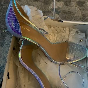 Aldo iridescent heels